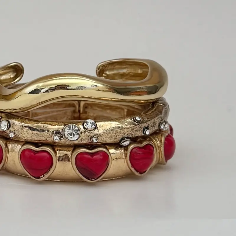 Galactic Bangles Gold ~ Set of 3 - Image 5